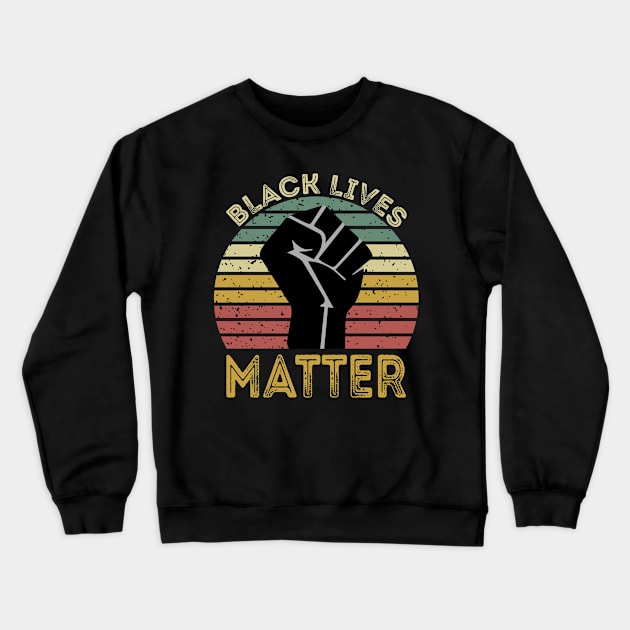 Black Lives Matter Crewneck Sweatshirt by DragonTees